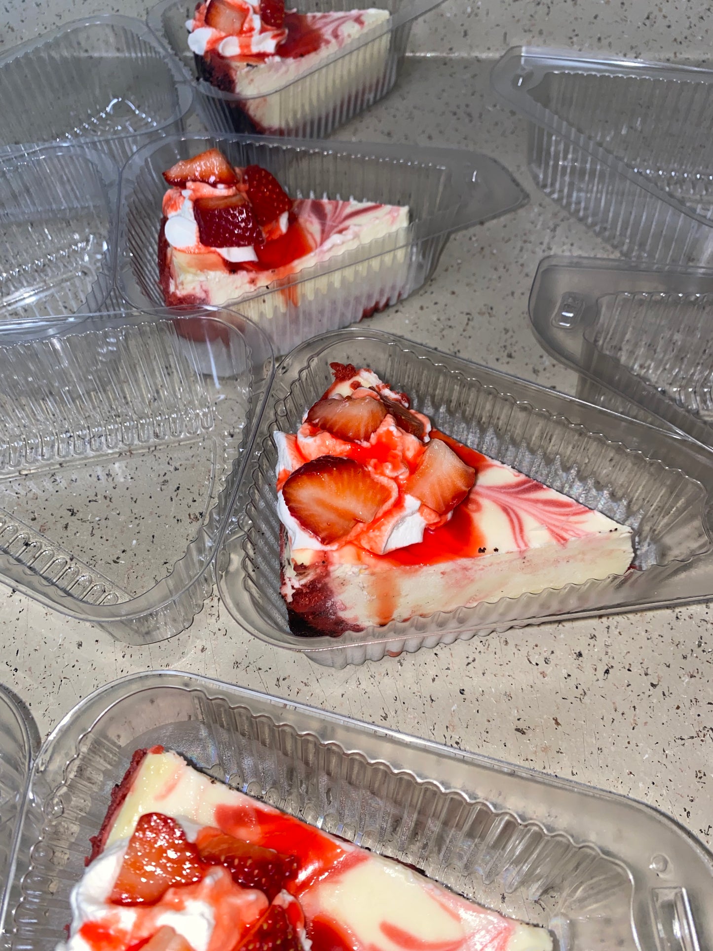 Red Velvet Cheesecake Slices