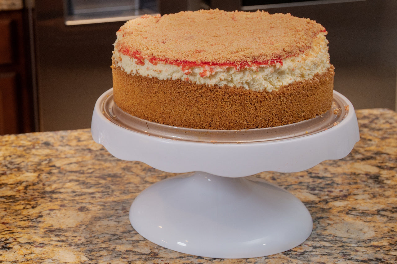 Whole Strawberry Crunch Cheesecake