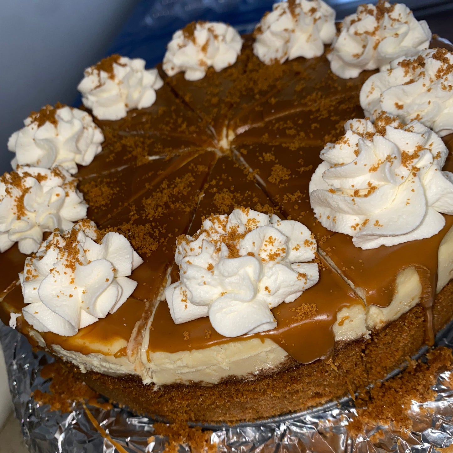 Biscoff Cheesecake Slices